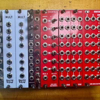 42 HP Aluminum Case Various Passive Eurorack Utility Modules - Silver image 1
