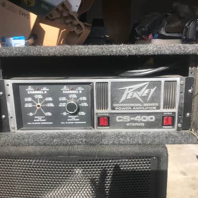 Peavey CS 400 Power Amp - Classic Workhorse! Includes carpeted hardboard amp case. Sale Benefits Music Education Nonprofit! image 1