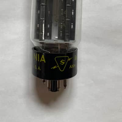 Sylvania 5U4GB black plate 1960s Used tested good image 1