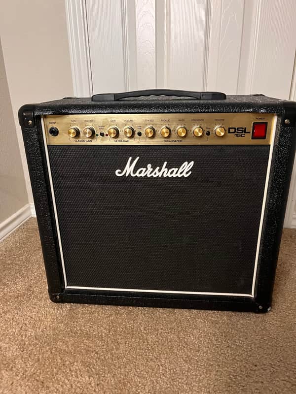 Marshall DSL15C 2-Channel 15-Watt 1x12" Guitar Combo 2012 - 2017 - Black image 1