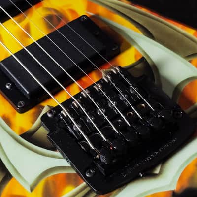 B.C. Rich Kerry King KKV Flying V - Tribal Flames - VERY GOOD condition image 6