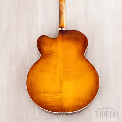1963 Gibson Super 400C Cutaway Acoustic Archtop Guitar Cherry Sunburst, 100% Original w/ Case image 3