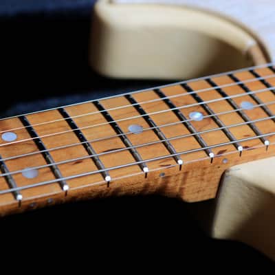Build to Order GB Liuteria Traditional Strato White relic image 7