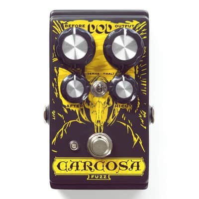DigiTech DOD Carcosa Analog Fuzz Guitar Effects Pedal with Two Free Patch Cables image 3