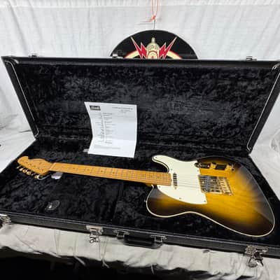 Grosh Guitars USA NOS Vintage T Singlecut Guitar with COA + Case 2016 - Two Tone Burst image 1
