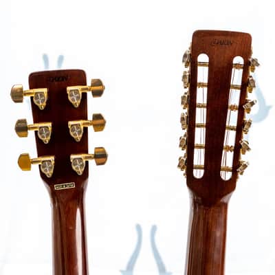 Daion THE '80W Doubleneck (6/12 String) Acoustic Early 1980s - Serial 103369 image 14