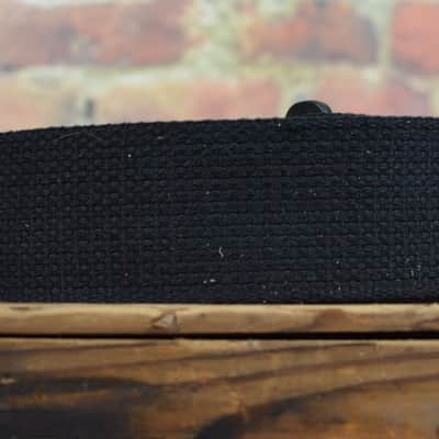 Franklin 1-Bk-CA 2" Cotton Stitch Leather Ends Strap Black w/ FREE Same Day Shipping image 2
