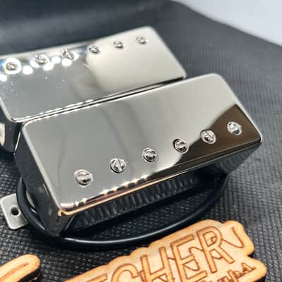 Fletcher Pickups Mini Humbuckers Vintage Alnico 5 - Nickel image 3