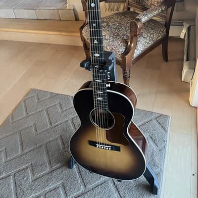 AMI SLM SG-00 E Solid Adirondack & African Mahogany K&K Pickup w/Case image 5