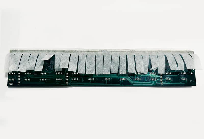 ROLAND JX-10 Synthesizer Original Mid 24-Note Key Contact Board. Works Great ! image 1