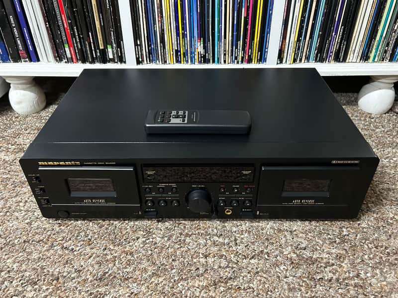 Marantz SD4050 Dual Cassette Deck w/ Remote Auto Reverse Dolby B-C TESTED image 1