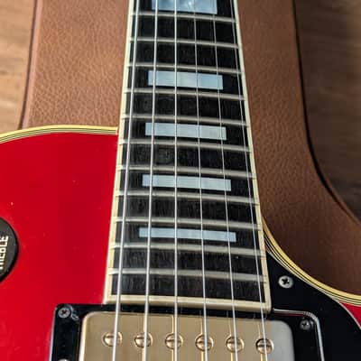 1985 Gibson Les Paul Custom Electric Guitar Ferrari Red Tim Shaw 100% Original 10.4Lbs image 15