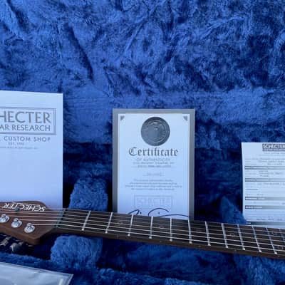 Schecter USA Custom Shop Nick Johnston PT, Atomic Green, Wenge Neck, Macassar Ebony Fretboard image 12