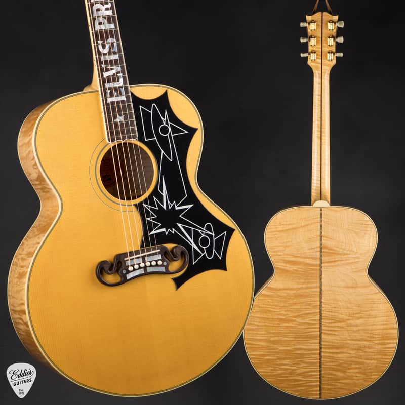 1997 Gibson Limited Edition Elvis Presley SJ-200 Antique Natural #114 of 250 #90107002