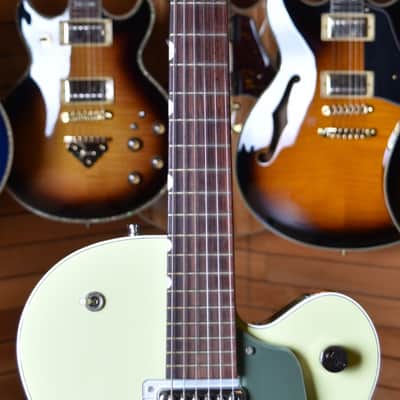 Gretsch G6118T-SGR Players Edition Anniversary 2-Tone Smoke Green Bigsby image 16