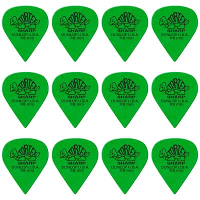 412P88 Tortex Sharp 0,88mm Sachet de 12 Dunlop image 1