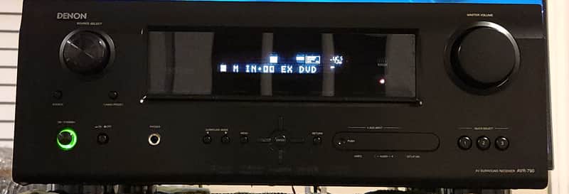 Denon Denon AVR-790  7.1-channel receiver 90s  - Black image 1