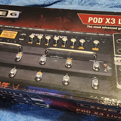 Line 6 POD X3 Live Multi-Effect and Amp Modeler 2007 - 2011 - Black image 3