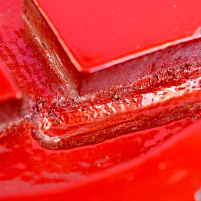 Vintage 1964 / 1965 Fender Stratocaster Project Body - Very Old Candy Apple Red Refinish - Pre-CBS SRV Strat Real Deal 1964 image 12