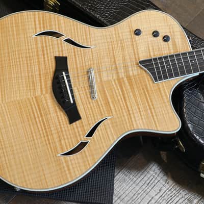 2006 Taylor T5-S1 Electric Guitar Natural Flame Top + OHSC image 2