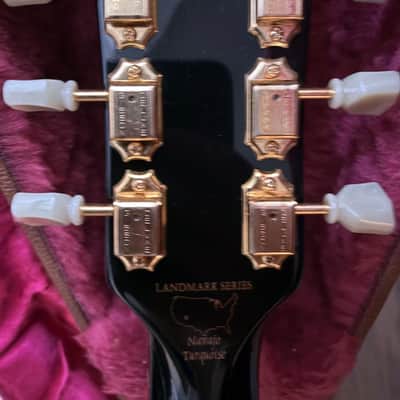 Gibson Nighthawk Landmark Series 1996 Navajo Turquoise Burst USA w/ Original Gibson Case image 6