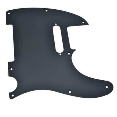8 Hole Matte Aluminum Tele Pickguard Metal Anodized TL Pickguard Scratch Plate for USA/Mexico Tele/Telecaster Matte Black image 4