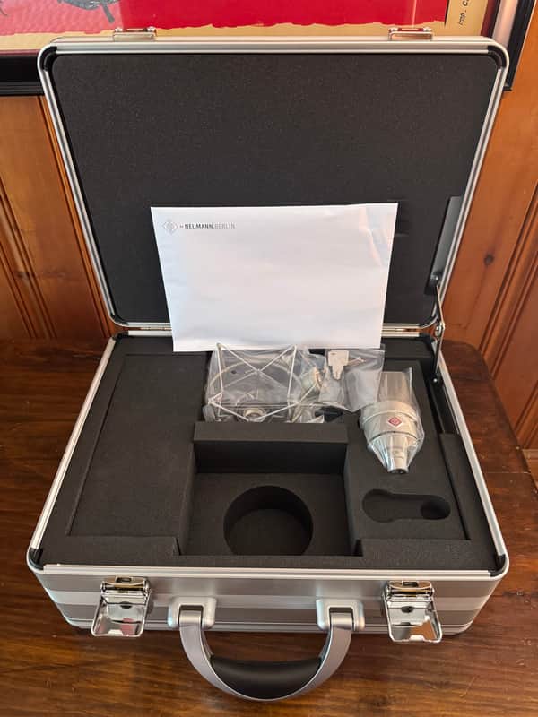 Neumann TLM 103 75th Anniversary Package with EA1 Shockmount 2010s - Silver image 1