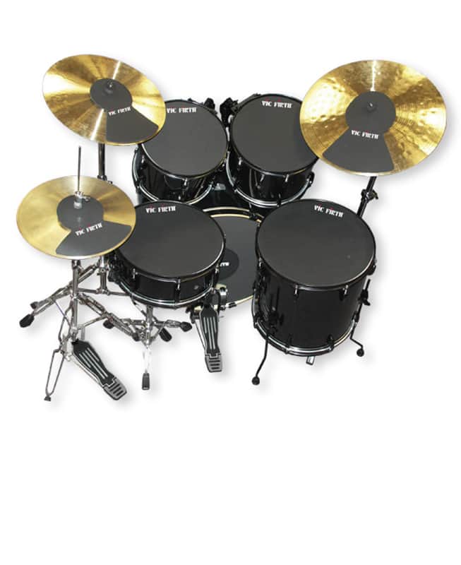 Vic Firth Drum and Cymbal Mute Pack, (10/12/14/16/22) image 1