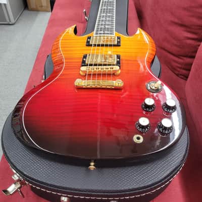 Gibson SG Supreme with Case 2004 - Lava Burst image 8