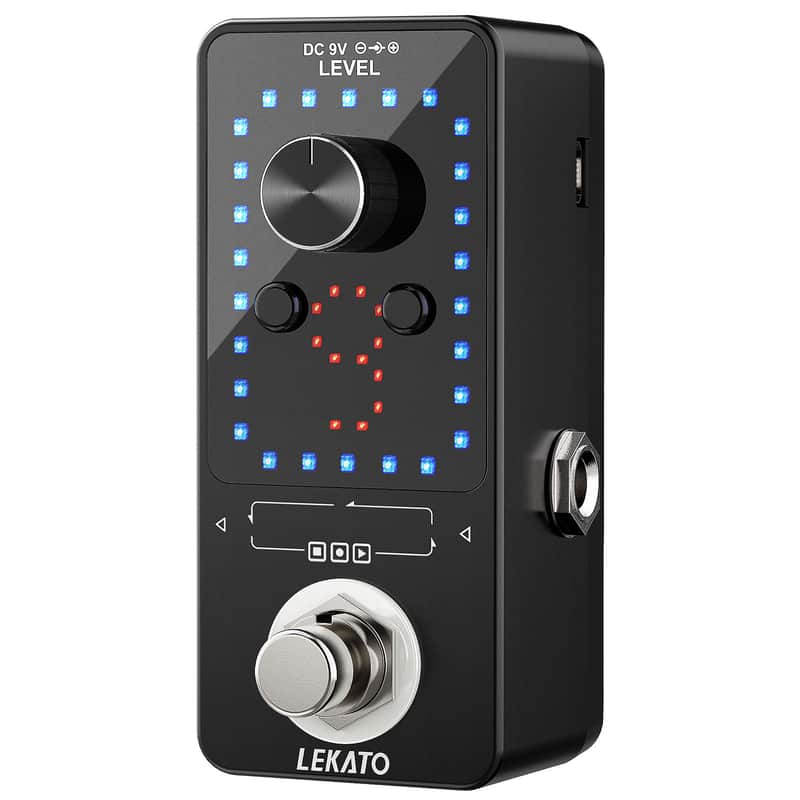 Lekato Looper Station Guitar Effect Pedal 9 Waves Loop Record 40 Mins Looping image 1