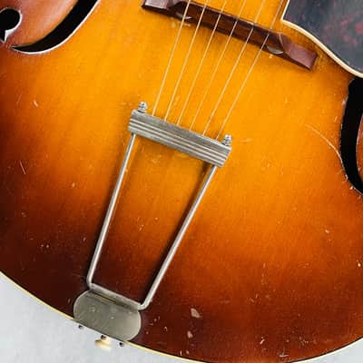 S.S. Stewart Archtop Guitar 1940s - Sunburst image 5