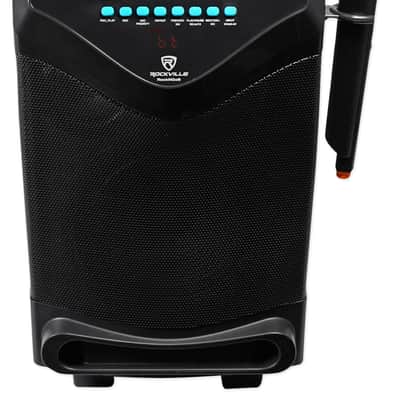 Rockville 8" Portable Bluetooth Karaoke Machine/System Wireless Mic+Tablet Stand image 3