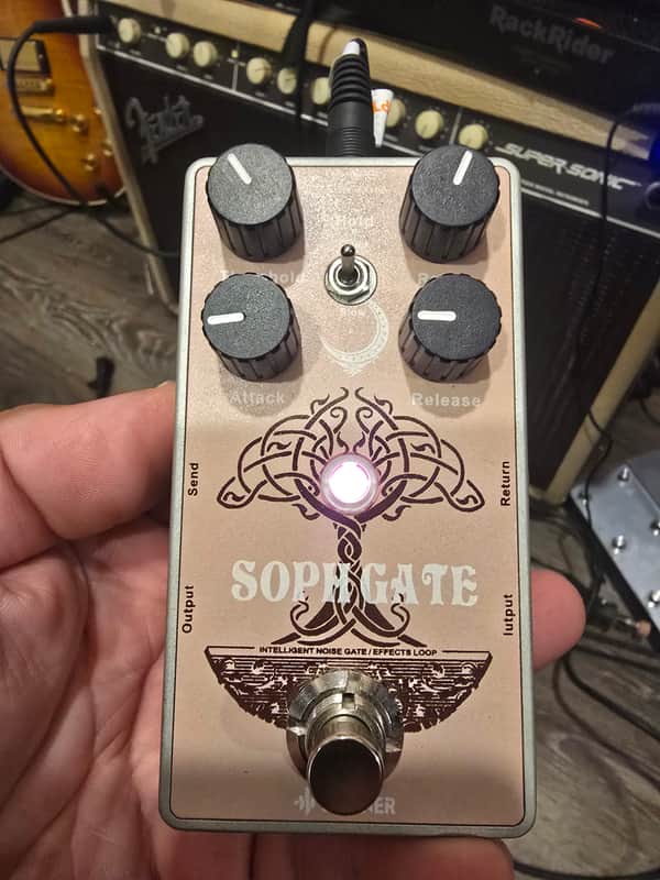 Soph Gate FREE PATCH CABLE Intelligent Noise Gate Effects Loop Guitar Pedal True Bypass image 1