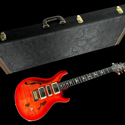 2020 Paul Reed Smith PRS Special 22 Semi-Hollow 10 Top Wood Library w Matching Flamed Maple Neck ~ Blood Orange image 11