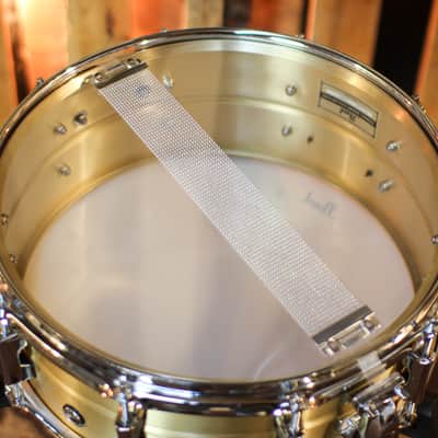 Pearl 14x5.5 Primal Brass Snare Drum - PSC1455B image 6