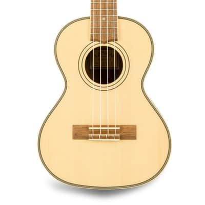 Mint Lanikai SPST-T Solid Spruce Top, Morado Tenor Acoustic Ukulele w/Padded Bag image 2