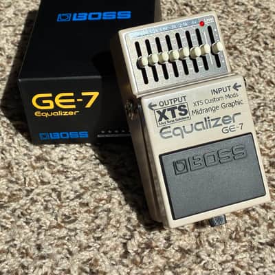 Boss GE-7 XTS Custom Mods Midrange Graphic Equalizer 2025 - Silver / Gray