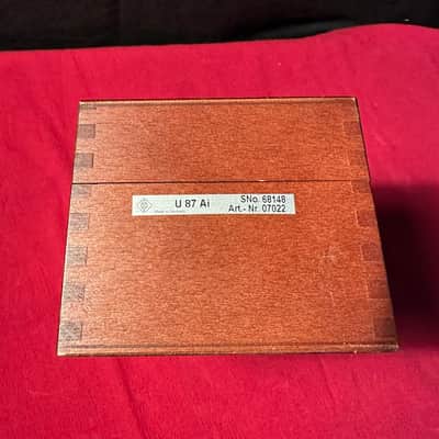 Neumann U 87 Ai Large Diaphragm Multipattern Condenser Microphone 1986 - Present - Nickel image 5