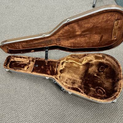 1970’s Vintage USA Ovation Deep Bowl Acoustic Guitar Hardshell Case Brown image 3
