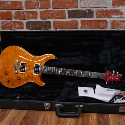 PRS Custom 22 Flame Maple 10 Top Amber 1996 w/OHSC image 2