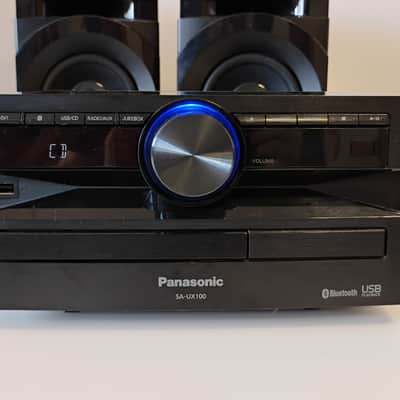 Panasonic SA-UX100 Black Mini Hi-Fi System + Remote + Power Lead image 2
