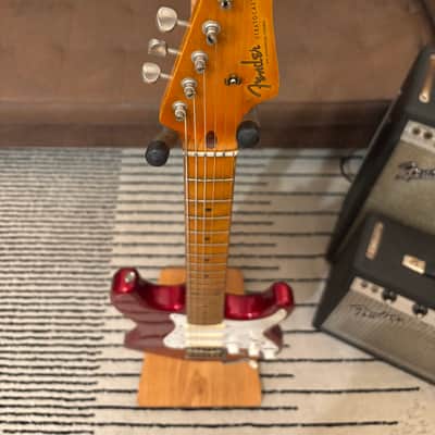 Fender Stratocaster David Gilmour Candy Apple Red Relic 7.2lbs w/ Fender Case imagen 11