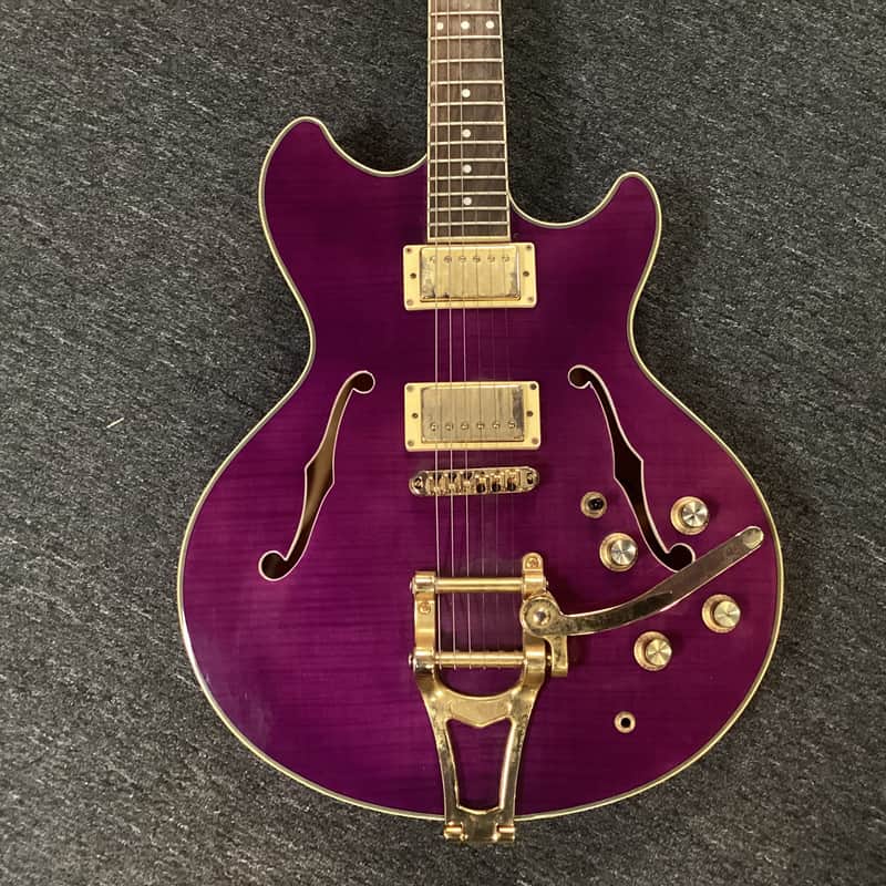 Jay Turser Semi-Hollow Body Electric Guitar with Tremolo image 1