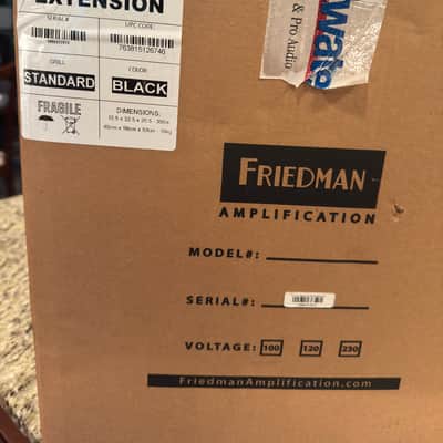 Friedman PT-112 "Pink Taco" 65-Watt 1x12" Closed-Back Guitar Speaker Cabinet 2013 - Present - Black image 8