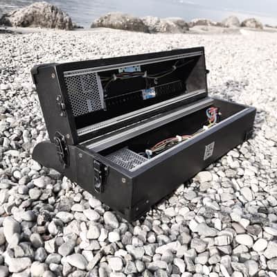 (2x3U) 6U Eurorack Case Powered, 84 or 104 hp, modular synthesizer, patched resealable image 1
