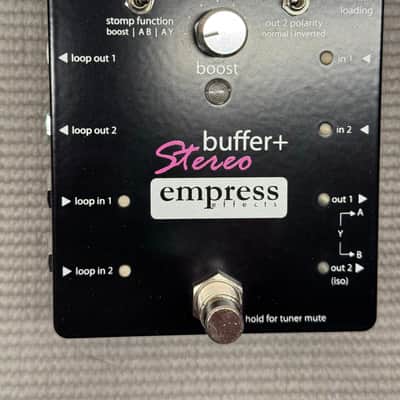 Empress STEREO Buffer+ Vintage Pedal - MINTY! image 1