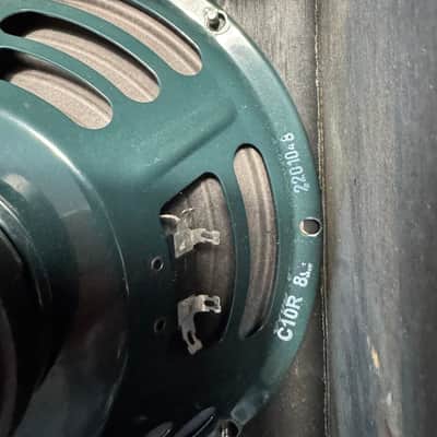 Jensen C10R Vintage Ceramic 10" 25-Watt 8ohm Guitar Speaker 2010s - Green image 3