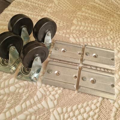 Mesa Boogie Track-Loc 3" Caster Set with Mounting Plates image 3