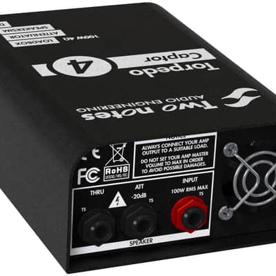 Two Notes - Torpedo Captor 4 Ohms - Loadbox. attenuatore e simulatore di cassa analogico image 3