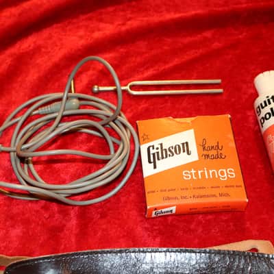 Bobby Lee Leather Guitar Strap and case candy  1960's image 2